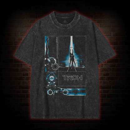 The Grid A Digital Frontier Washed T-shirt