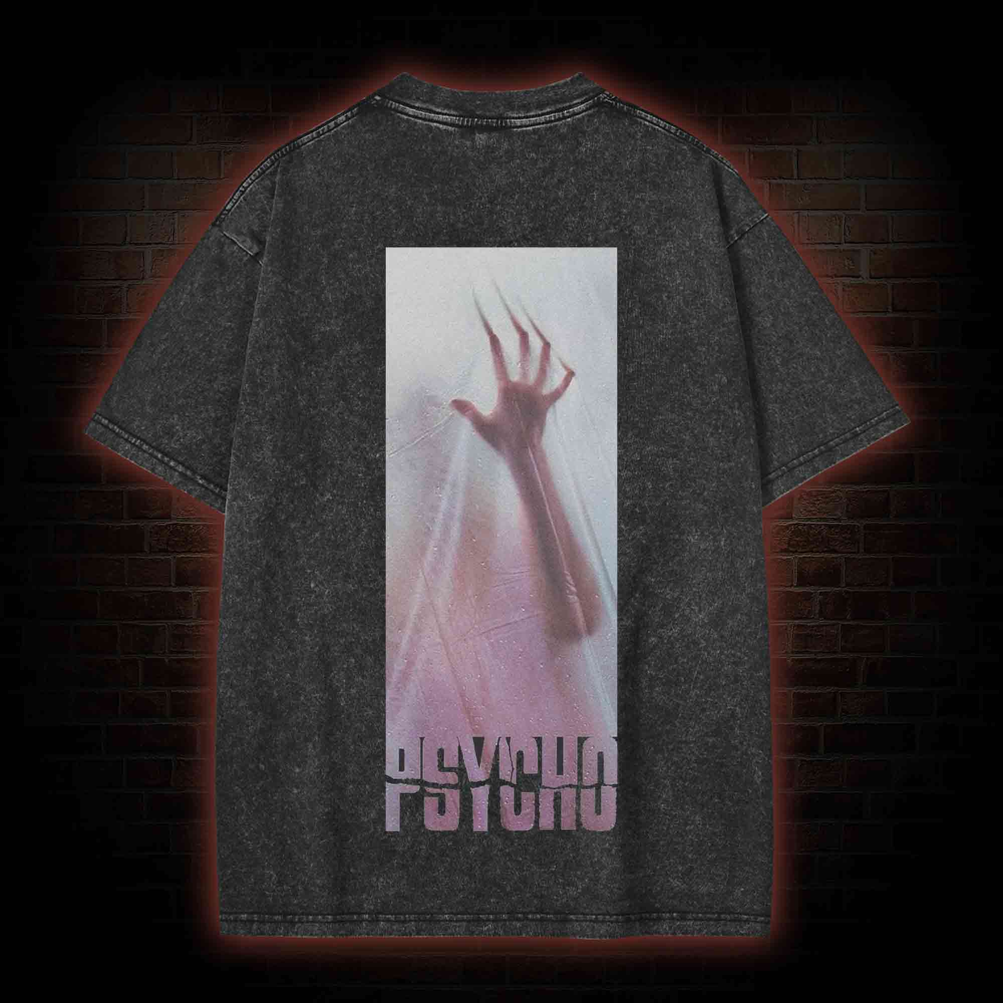 Alfred Hitchcock's Psycho Washed T-shirt