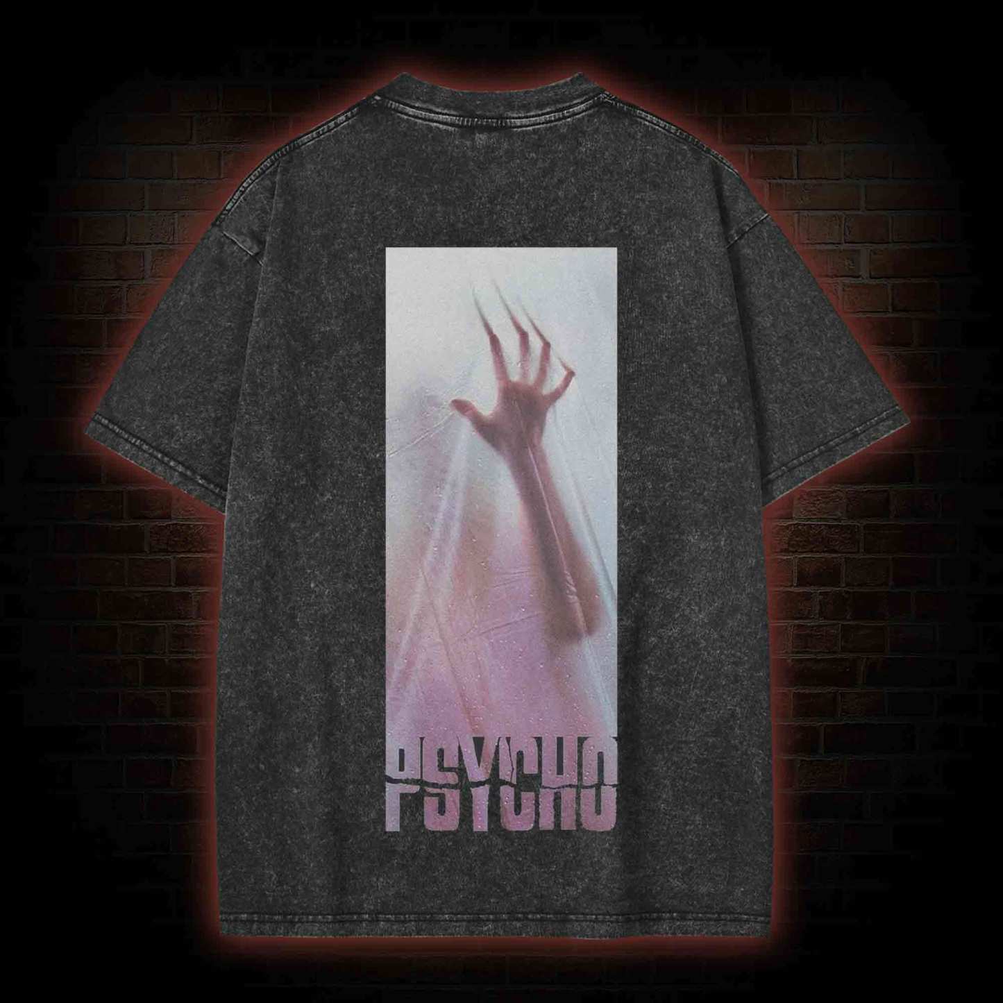Alfred Hitchcock's Psycho Washed T-shirt