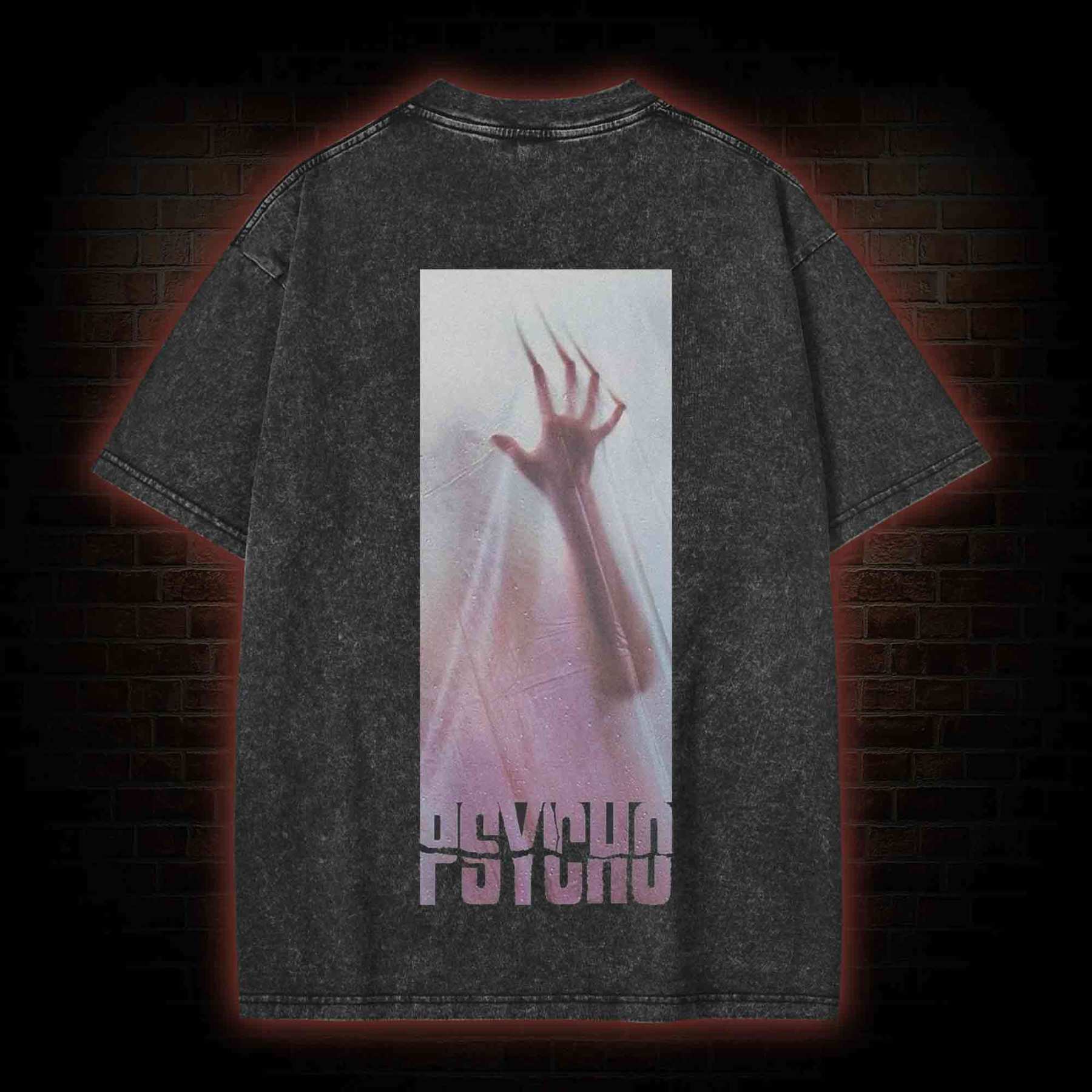 Alfred Hitchcock's Psycho Washed T-shirt