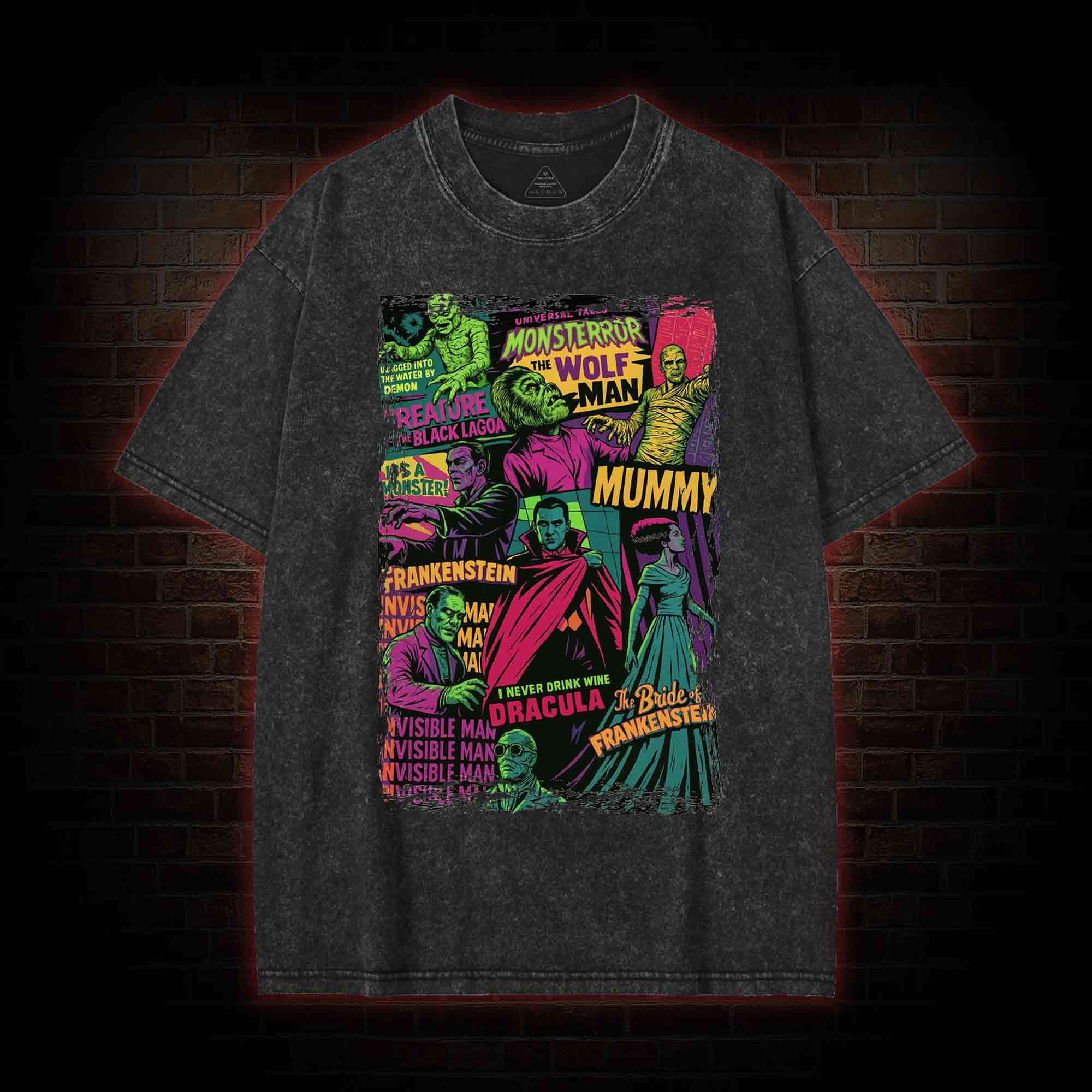 Alfred Hitchcock's Psycho Washed T-shirt