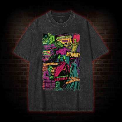 Alfred Hitchcock's Psycho Washed T-shirt