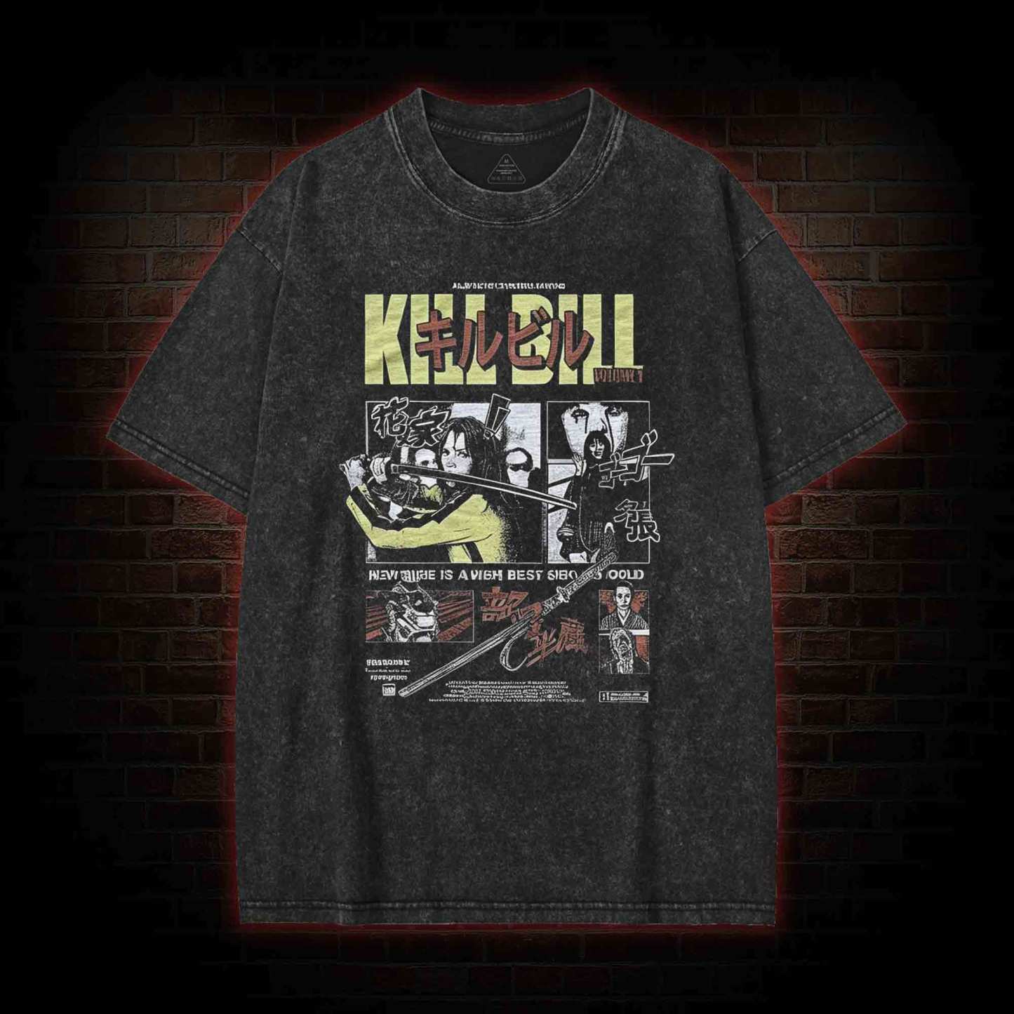 Revenge is a Dish Best Served Cold Washed T-shirt