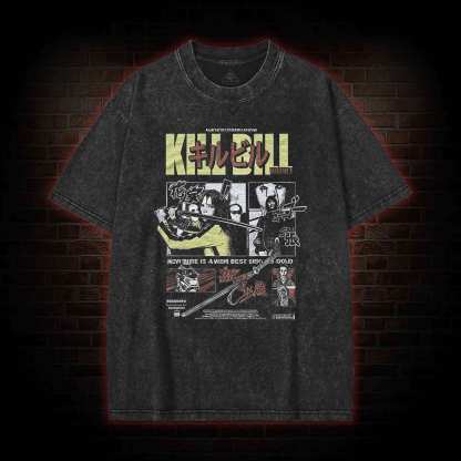 Revenge is a Dish Best Served Cold Washed T-shirt