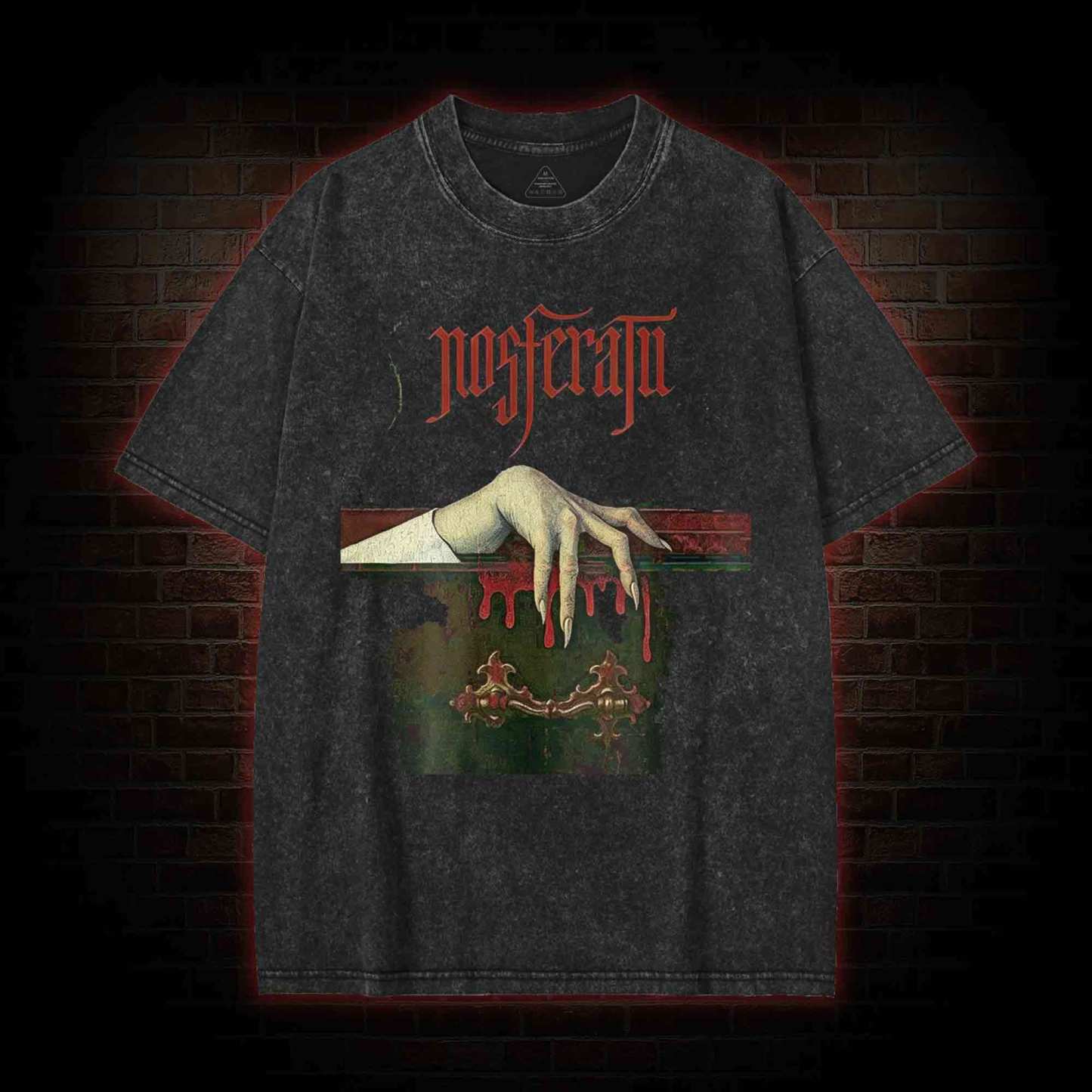 Dripping Blood Washed T-shirt