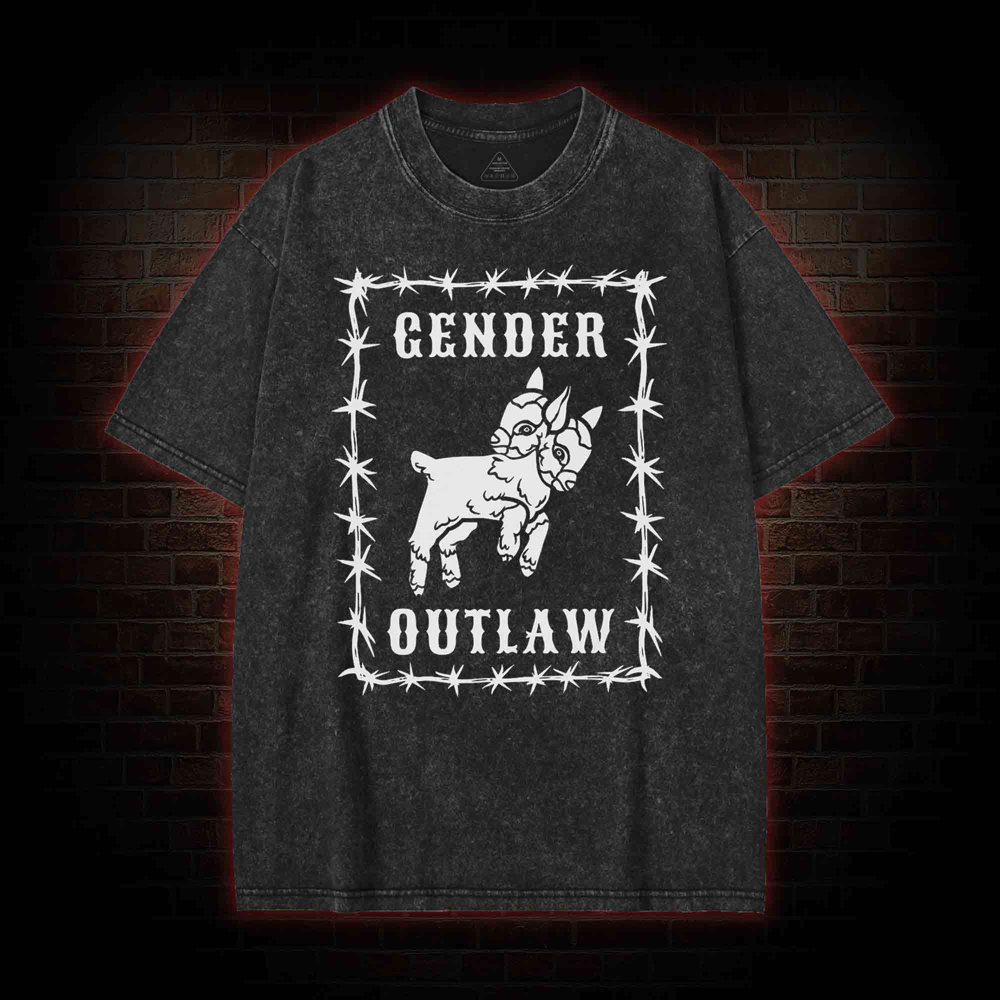 Gender Outlaw Washed T-shirt