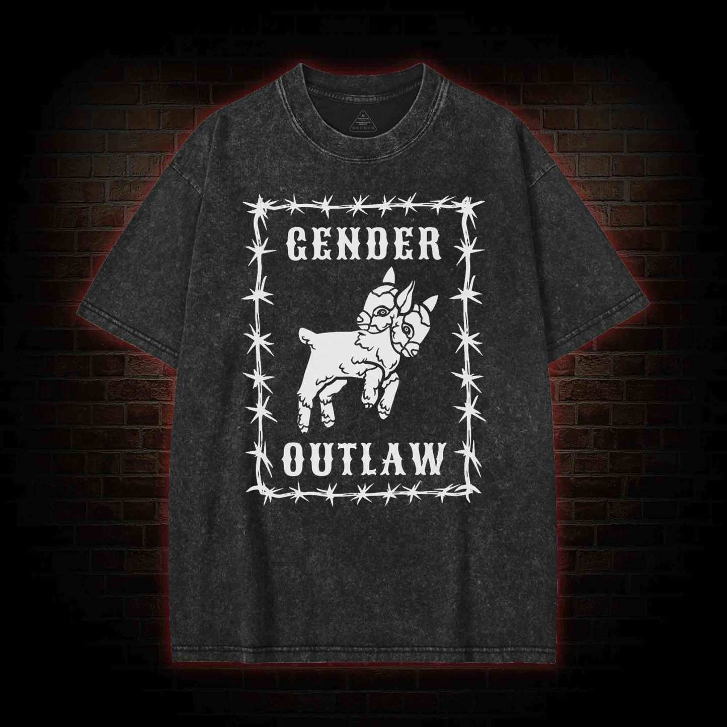 Gender Outlaw Washed T-shirt