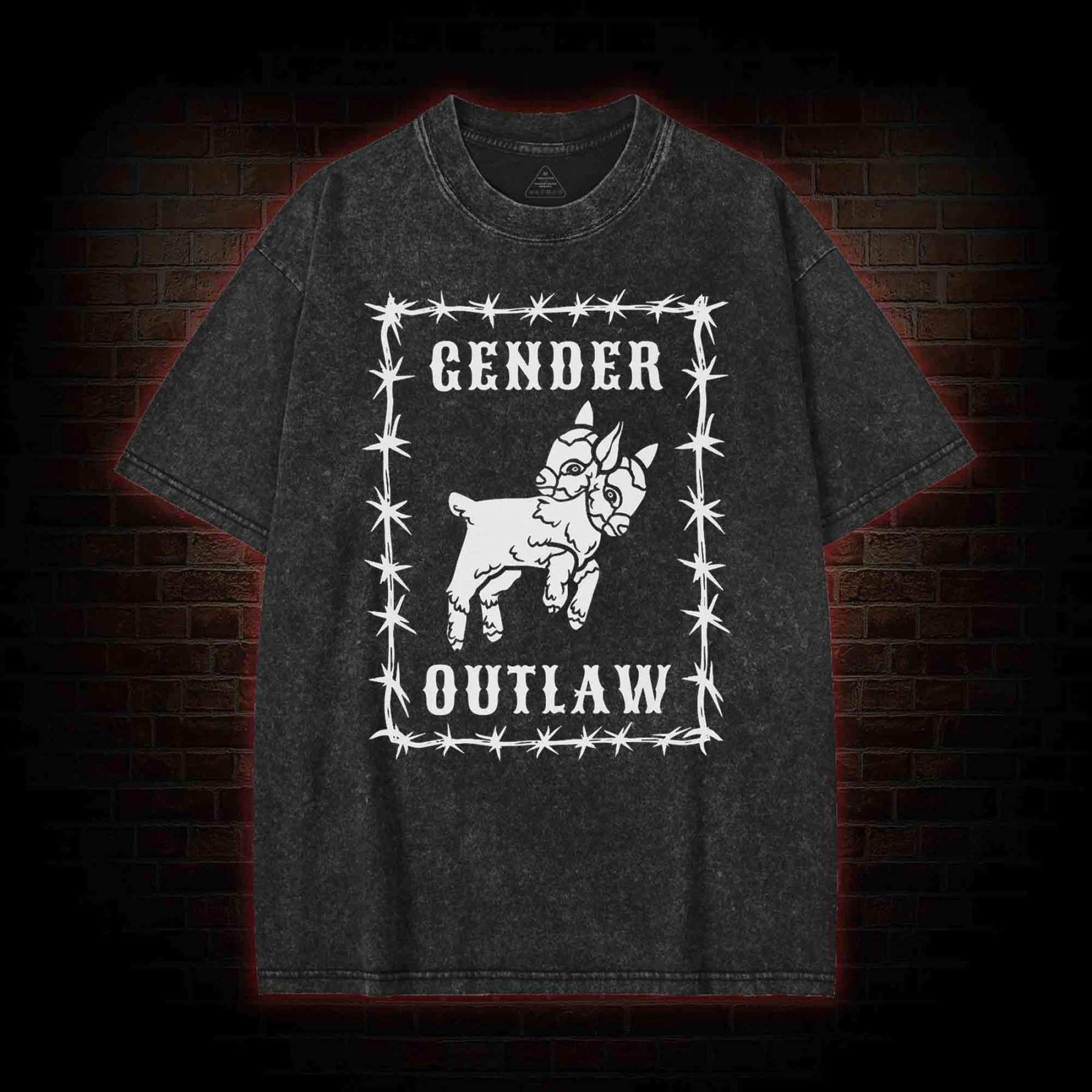 Gender Outlaw Washed T-shirt