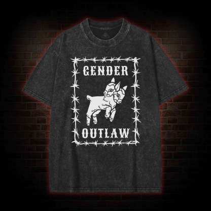 Gender Outlaw Washed T-shirt