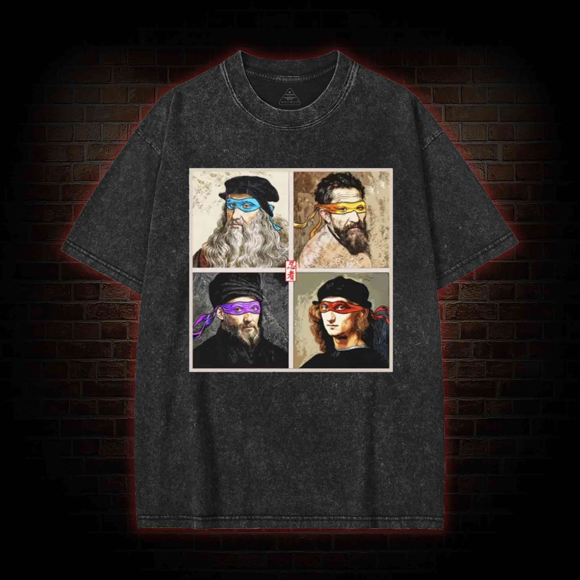 Masters of the Renaissance in the Light Washed T-shirt