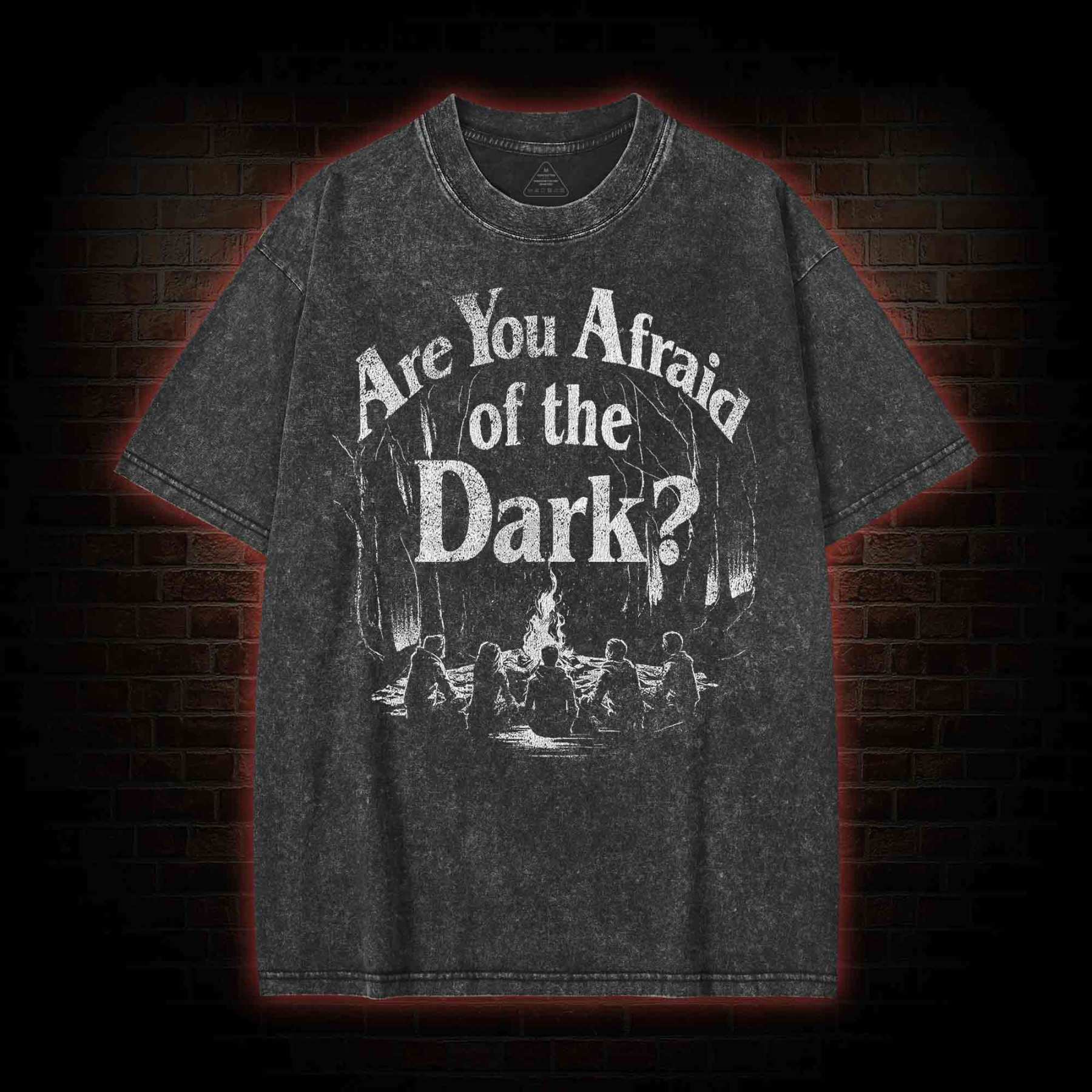 Are You Afraid of the Dark? Washed T-shirt