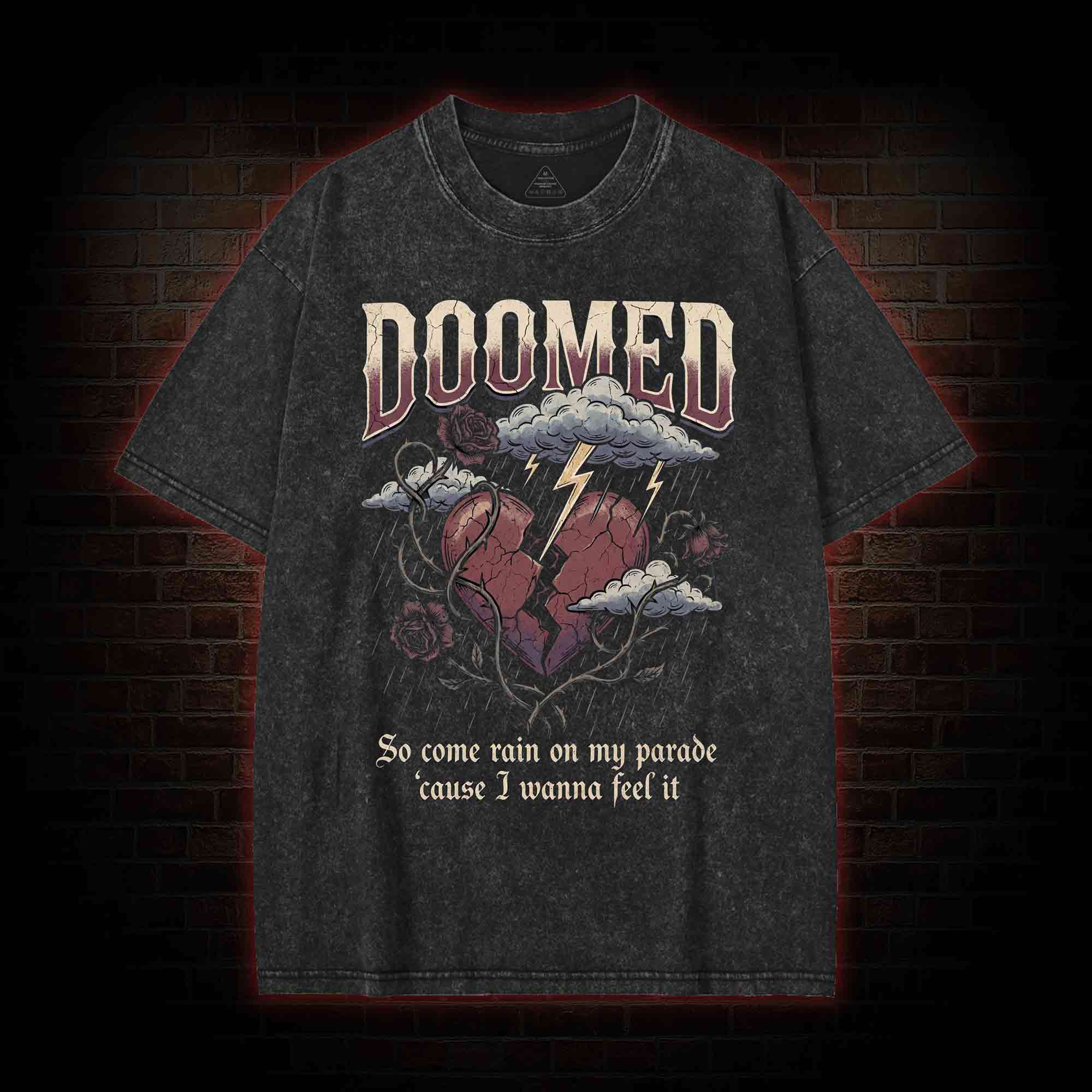 The Doomed Heart Washed T-shirt