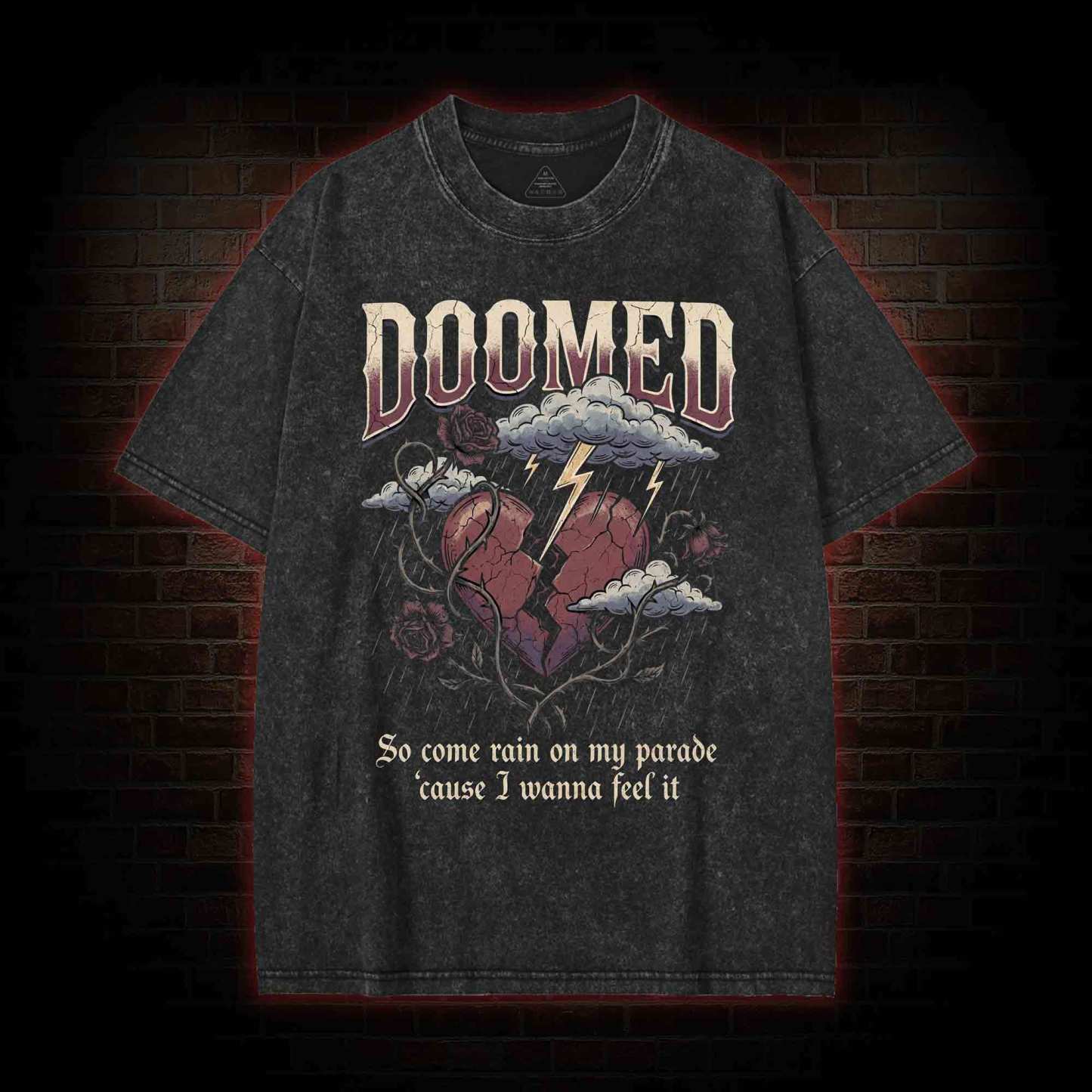 The Doomed Heart Washed T-shirt