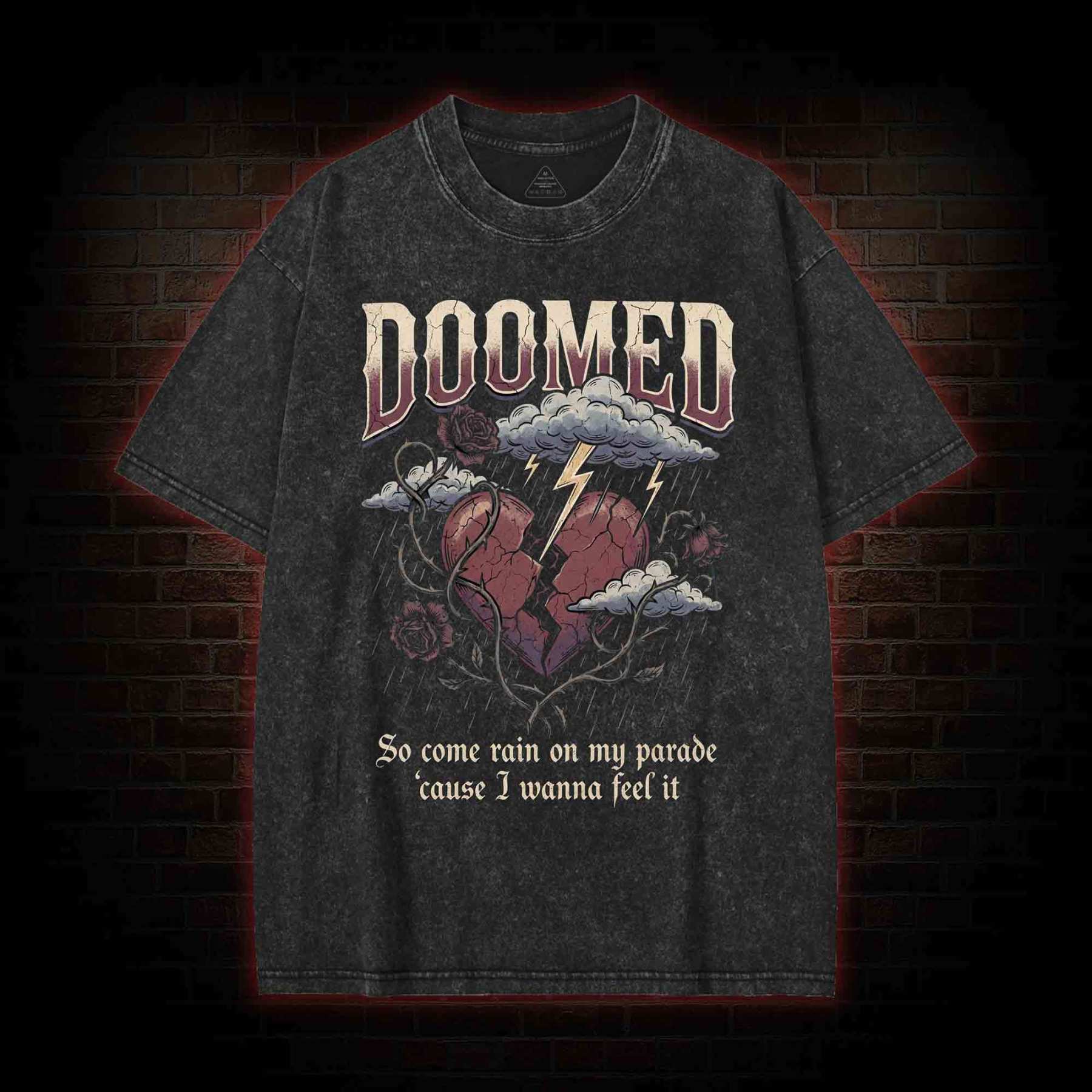 The Doomed Heart Washed T-shirt