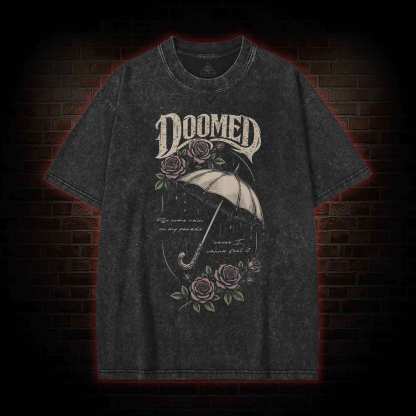 The Umbrella & Roses Washed T-shirt