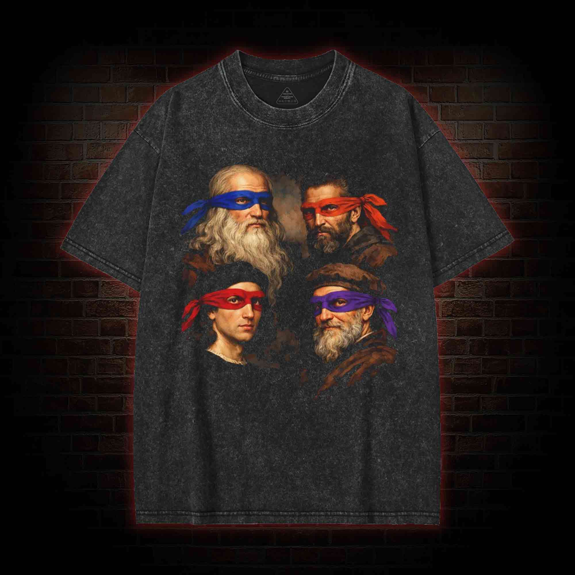 Masters of Art by day Washed T-shirt