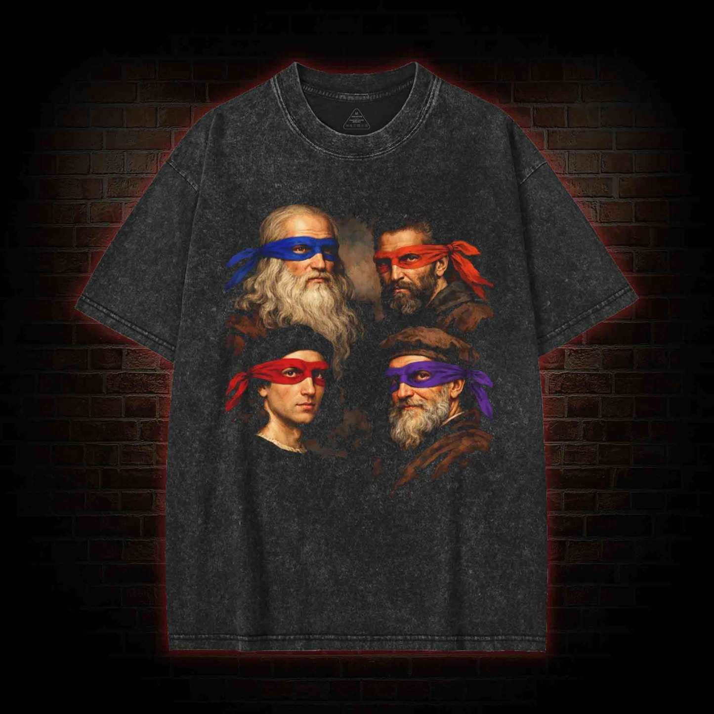 Masters of Art by day Washed T-shirt