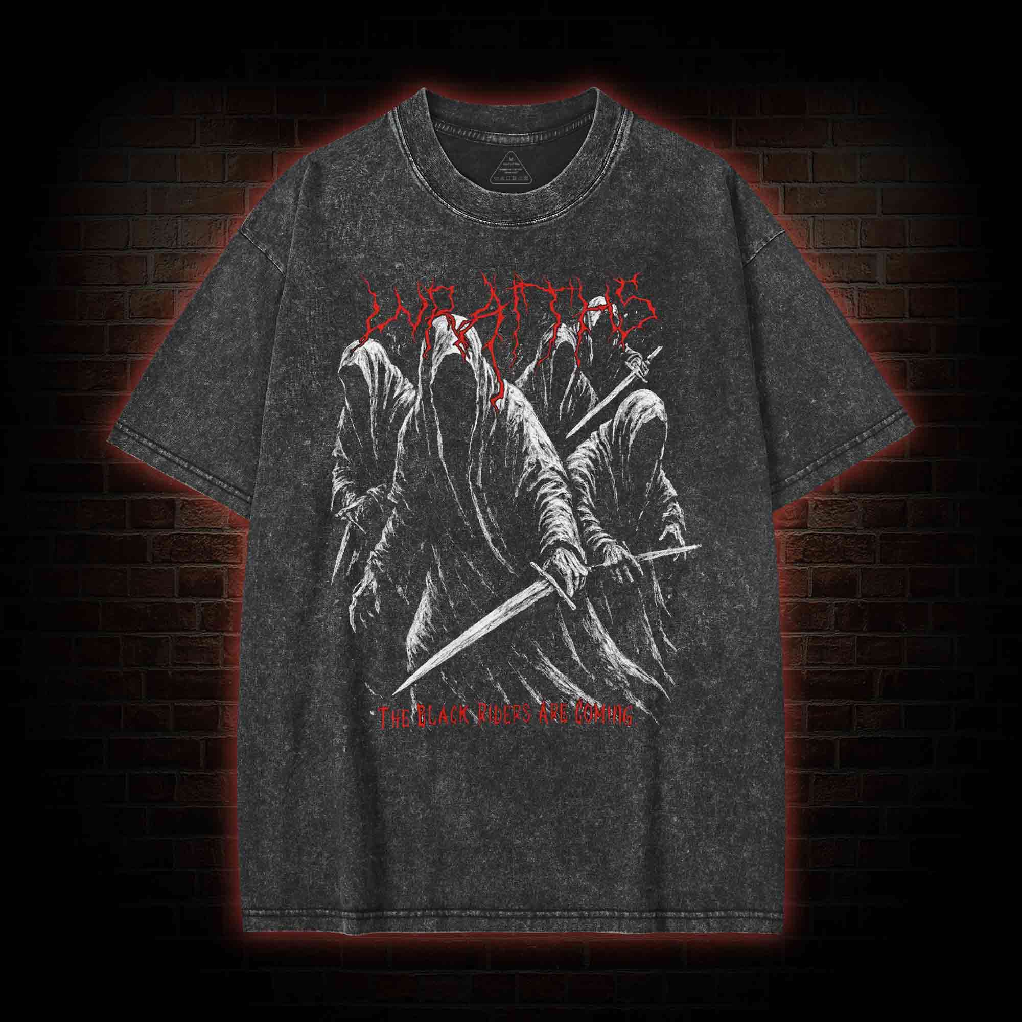 The Black Riders are Coming Washed T-shirt