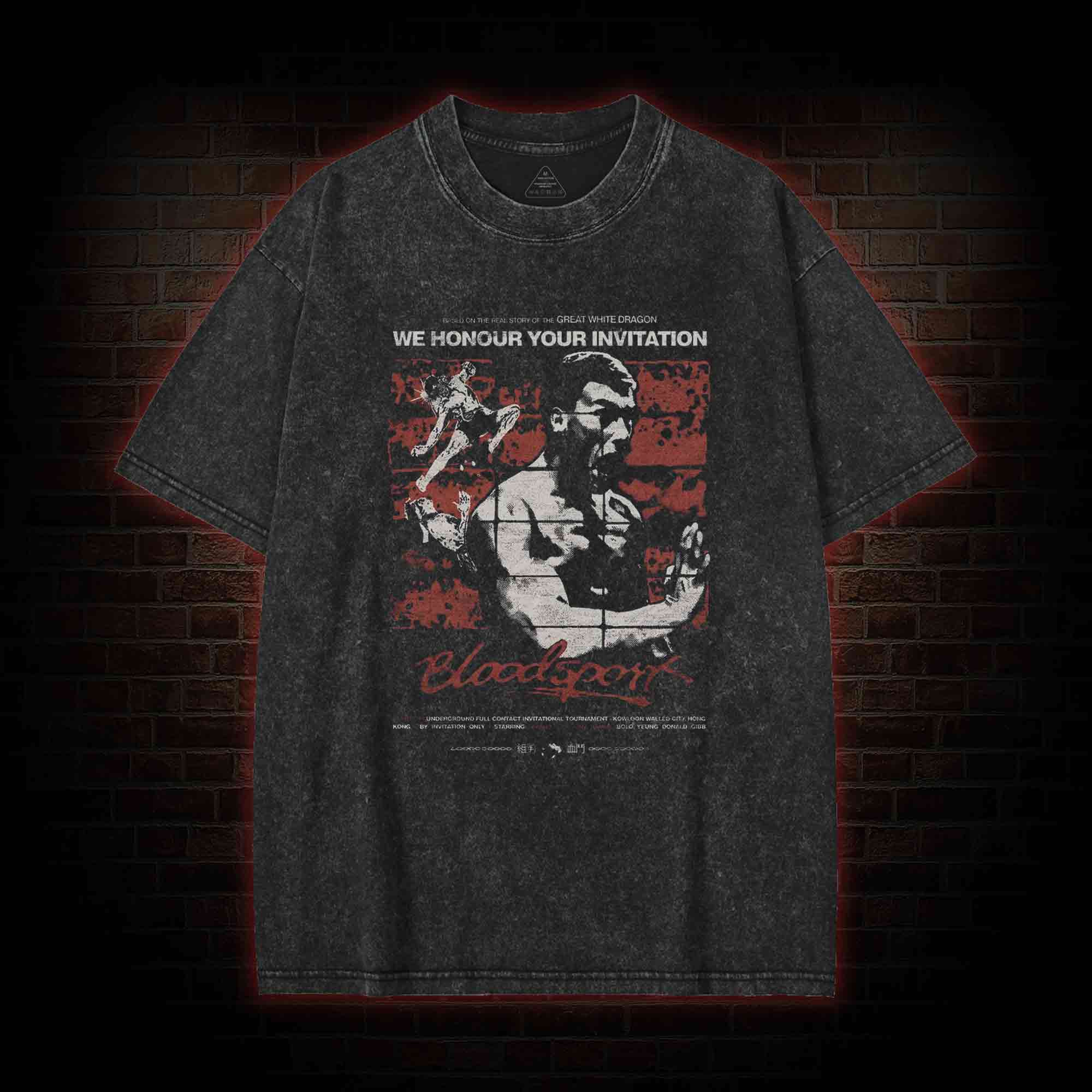 We Honour Your Invitation Washed T-shirt