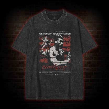 We Honour Your Invitation Washed T-shirt