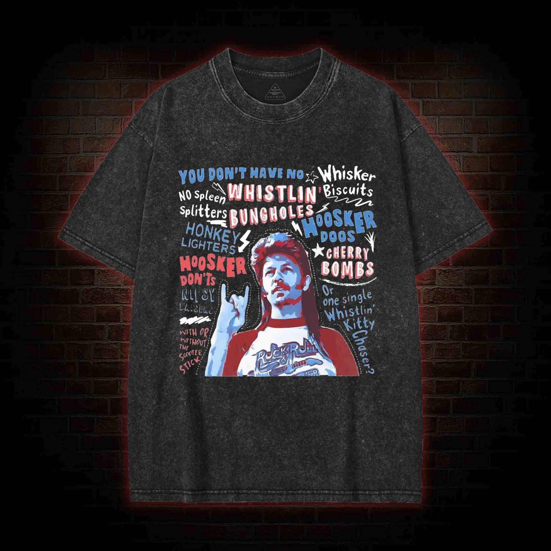 NO Spleen Splitters Washed T-shirt