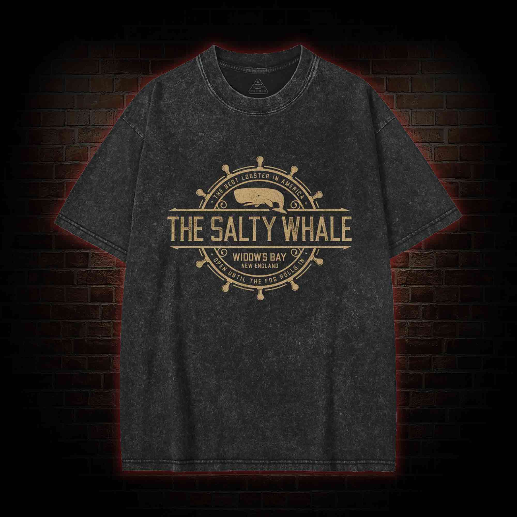 The Salty Whale Washed T-shirt