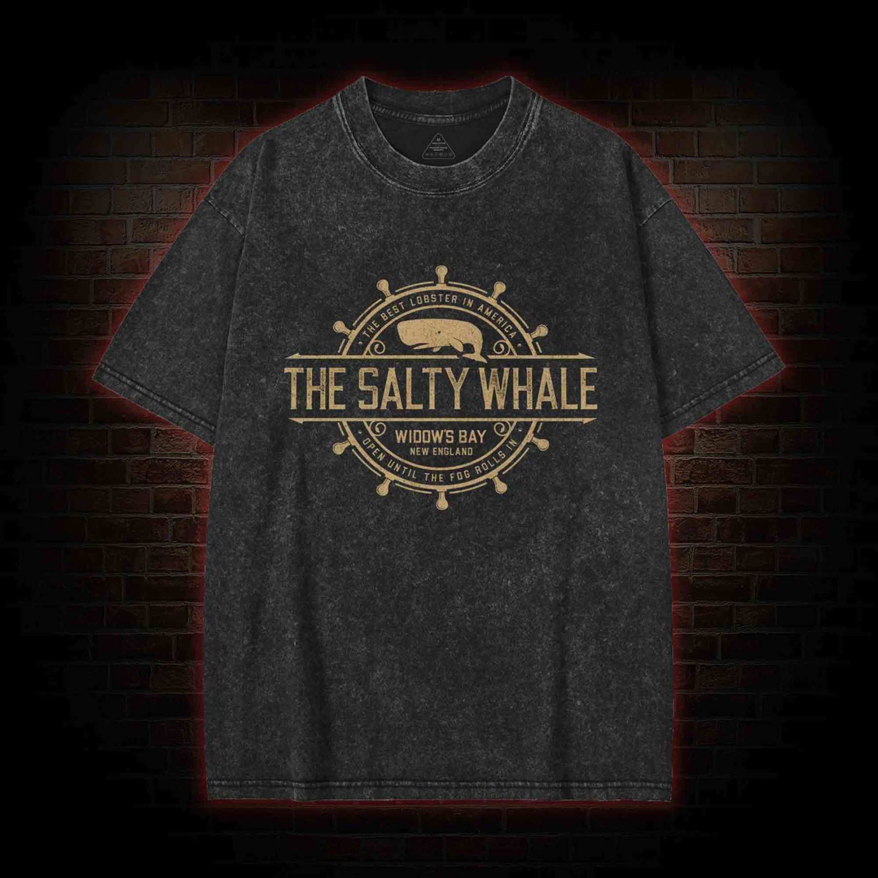 The Salty Whale Washed T-shirt