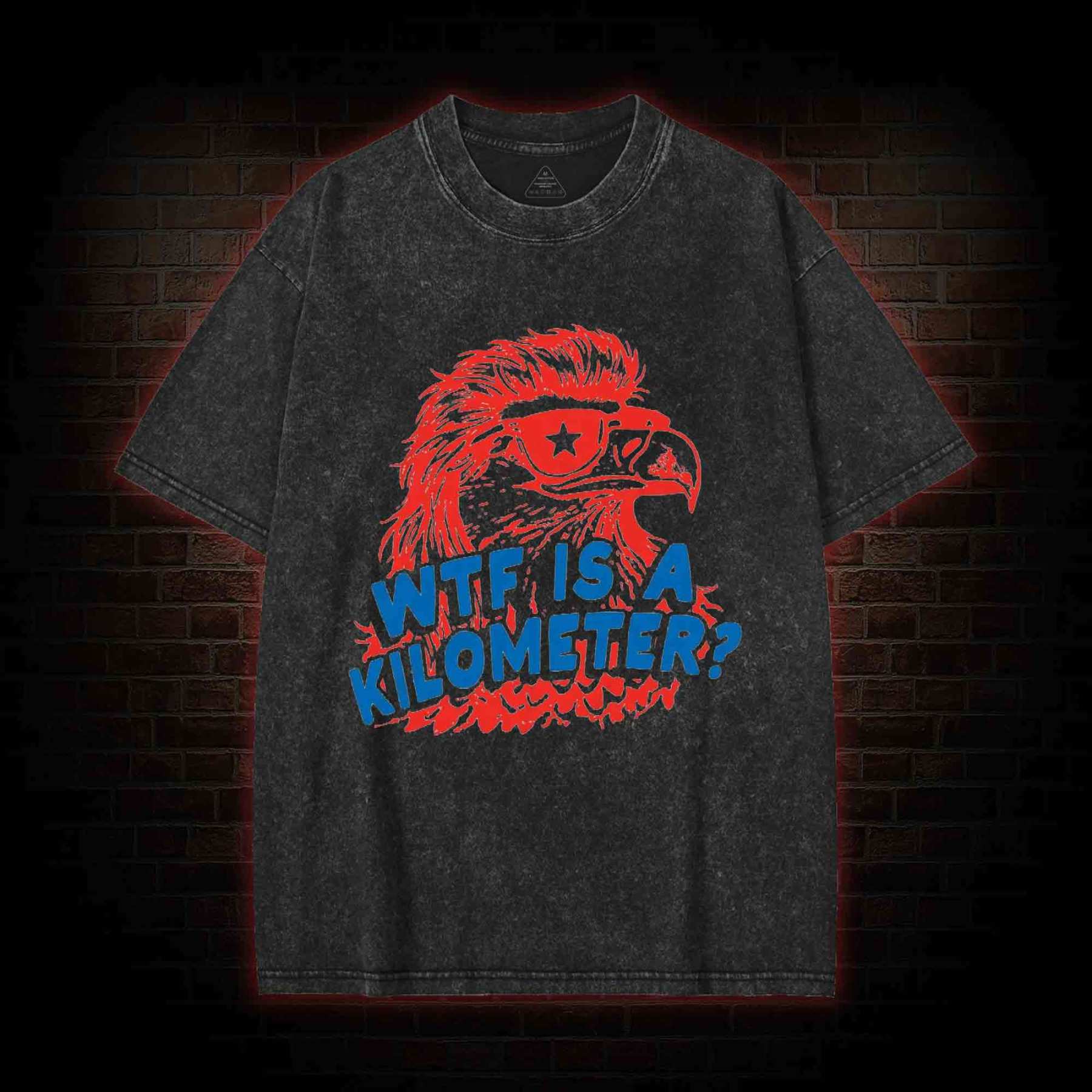WTF is A Kilometer Washed T-shirt