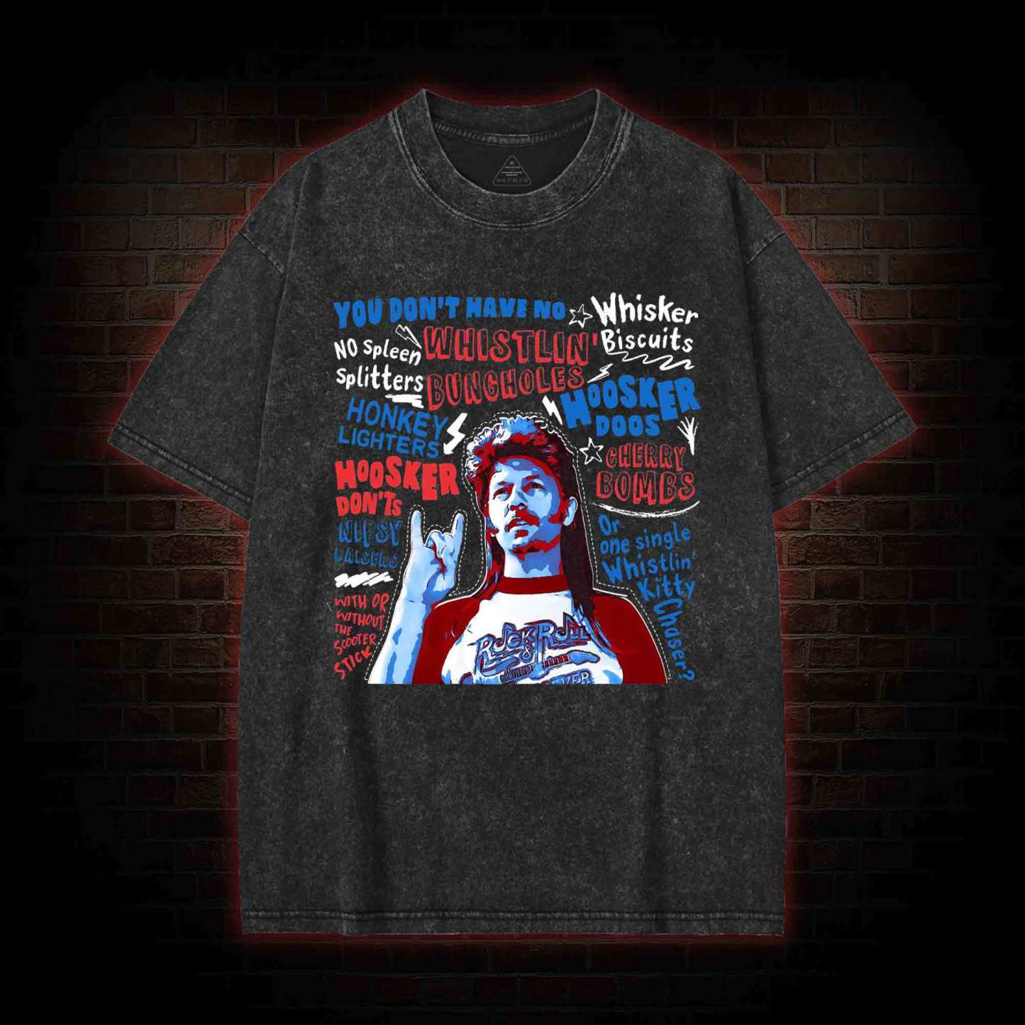 Whistling Bungholes Washed T-shirt