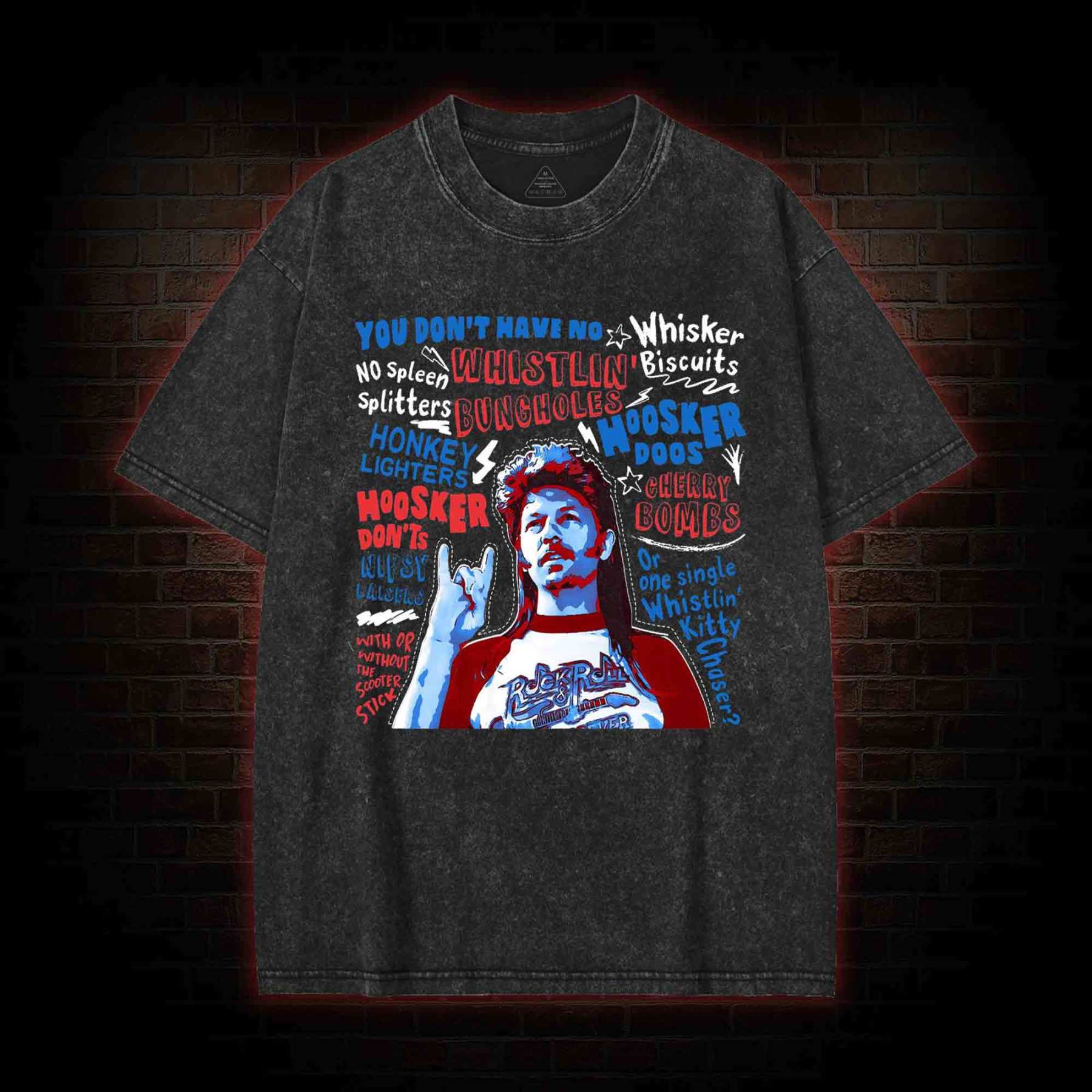 Whistling Bungholes Washed T-shirt