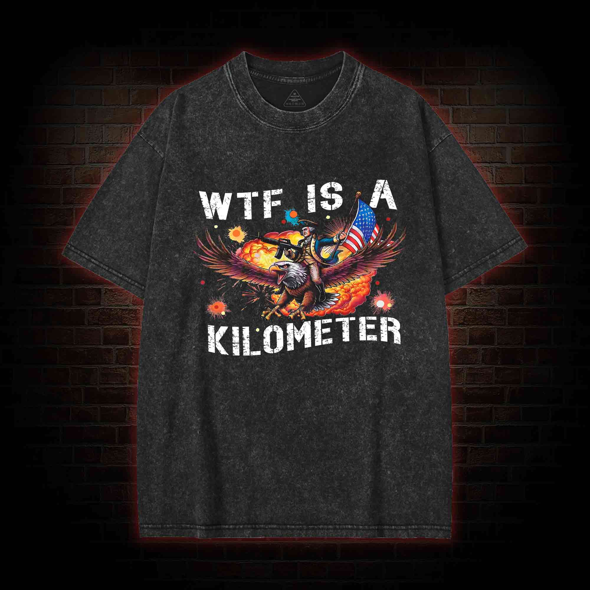 WTF is A Kilometer Washed T-shirt