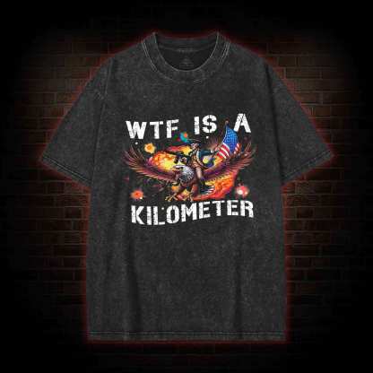 WTF is A Kilometer Washed T-shirt