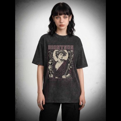 God of Wine Washed T-shirt