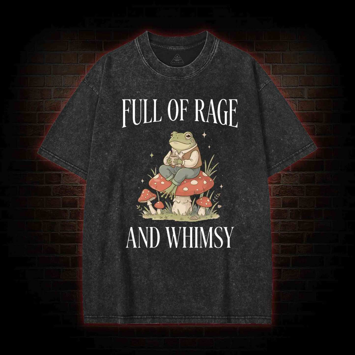 Full of Rage and Whimsy Washed T-shirt