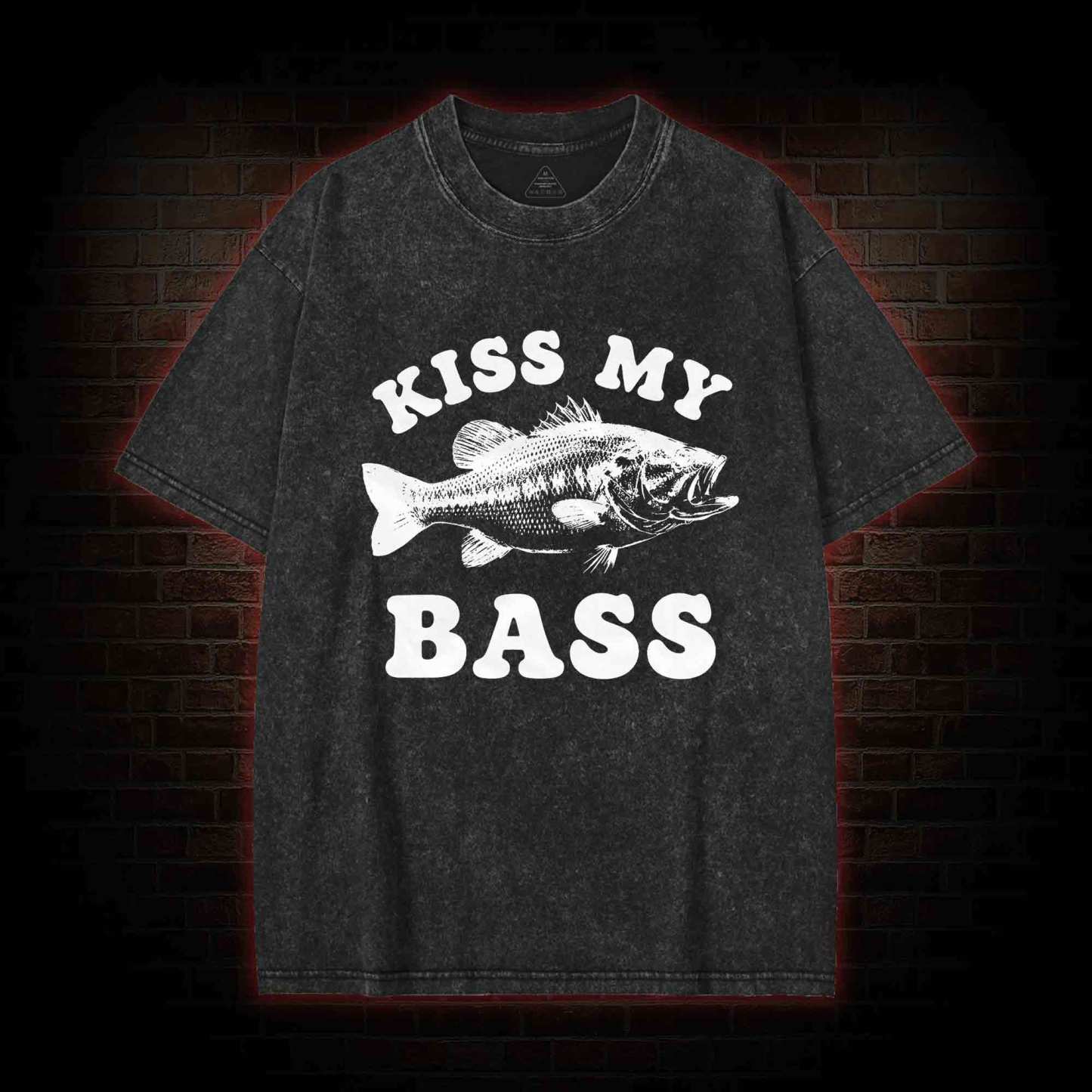 Kiss My Bass Washed T-shirt