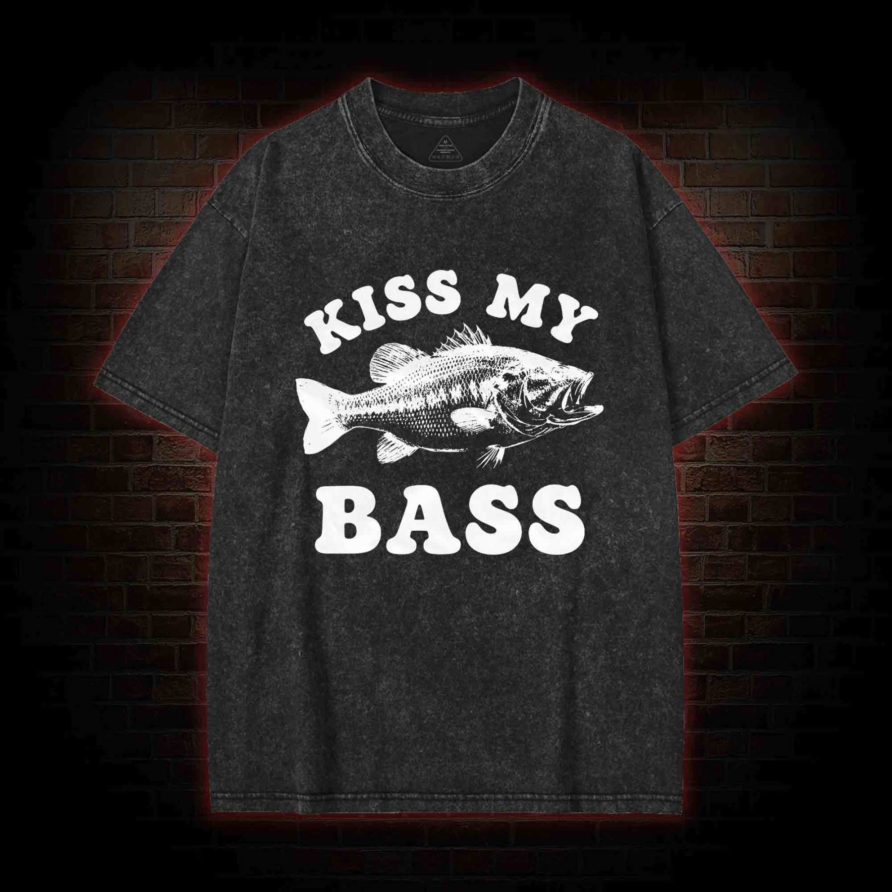 Kiss My Bass Washed T-shirt