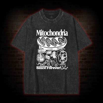Mitochondria Washed T-shirt