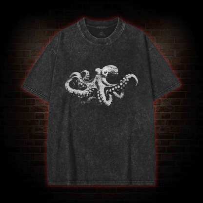 Octopus Washed T-shirt