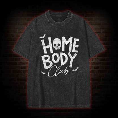 Goth Home Body Club Washed T-shirt