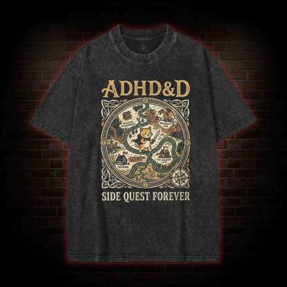 ADHD&D Washed T-shirt