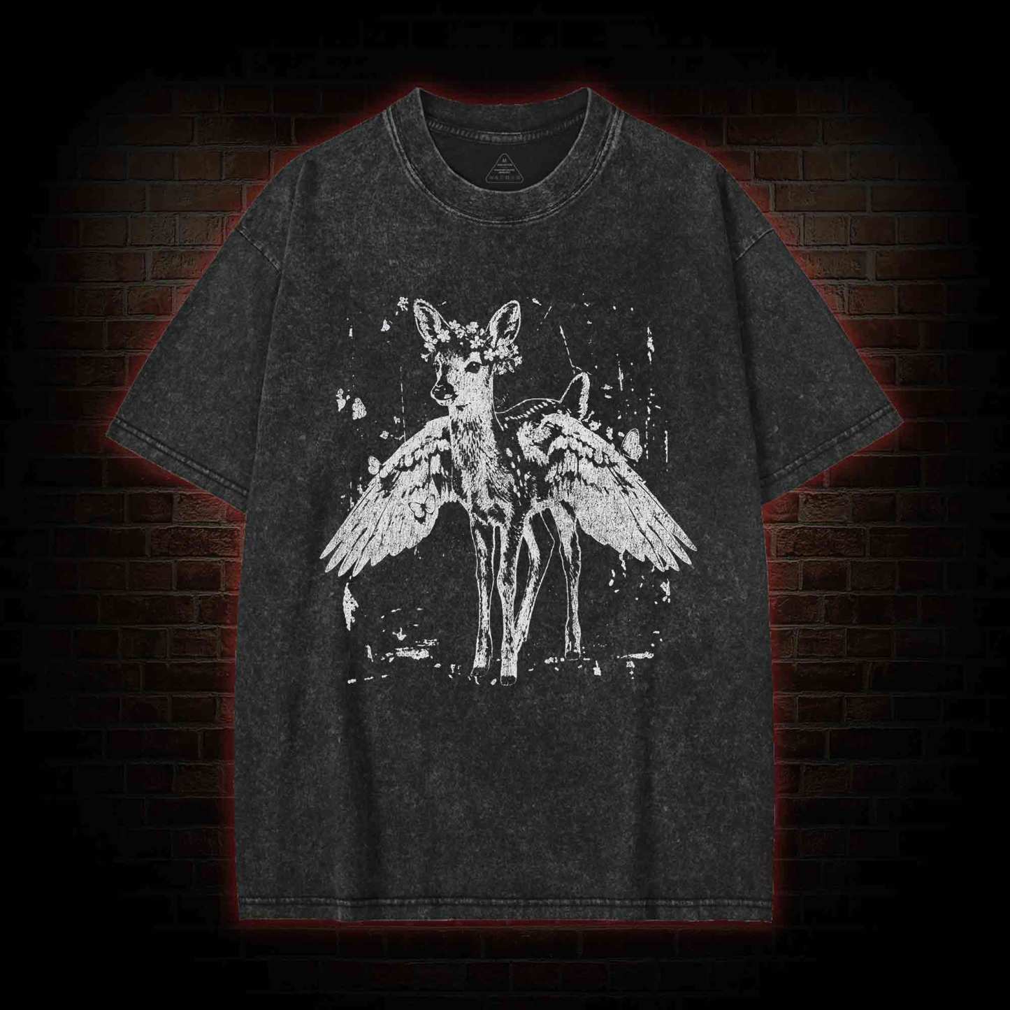 Winged Fawn Washed T-shirt