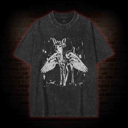 Winged Fawn Washed T-shirt