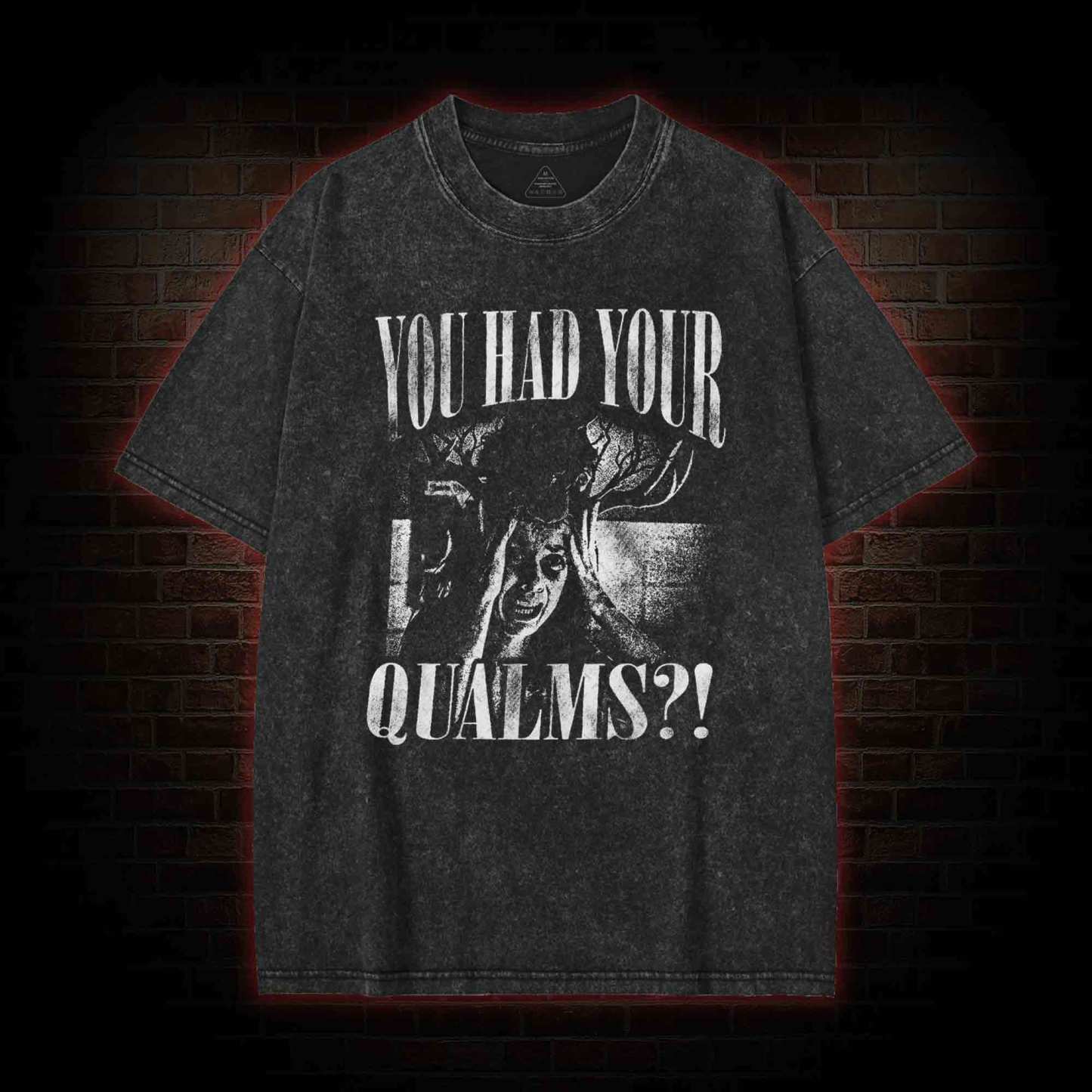 You had Your Qualms Washed T-shirt