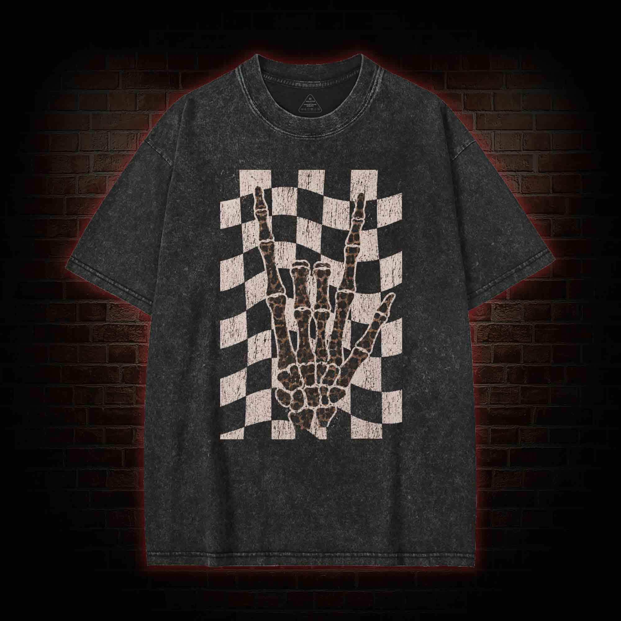 Skeleton Hand Washed T-shirt