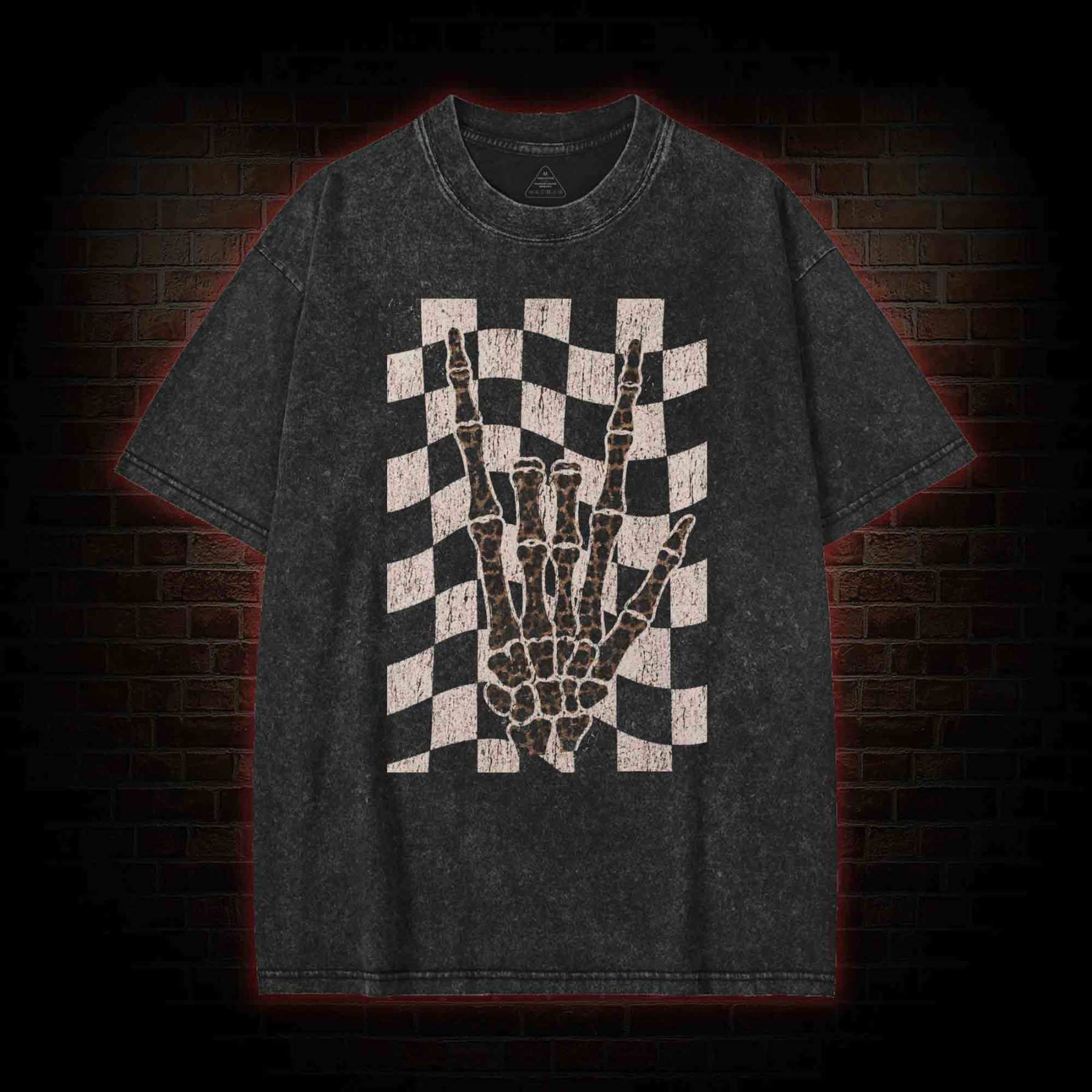 Skeleton Hand Washed T-shirt