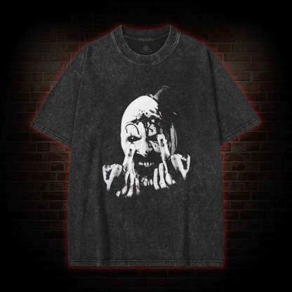 Finger Salute Washed T-shirt