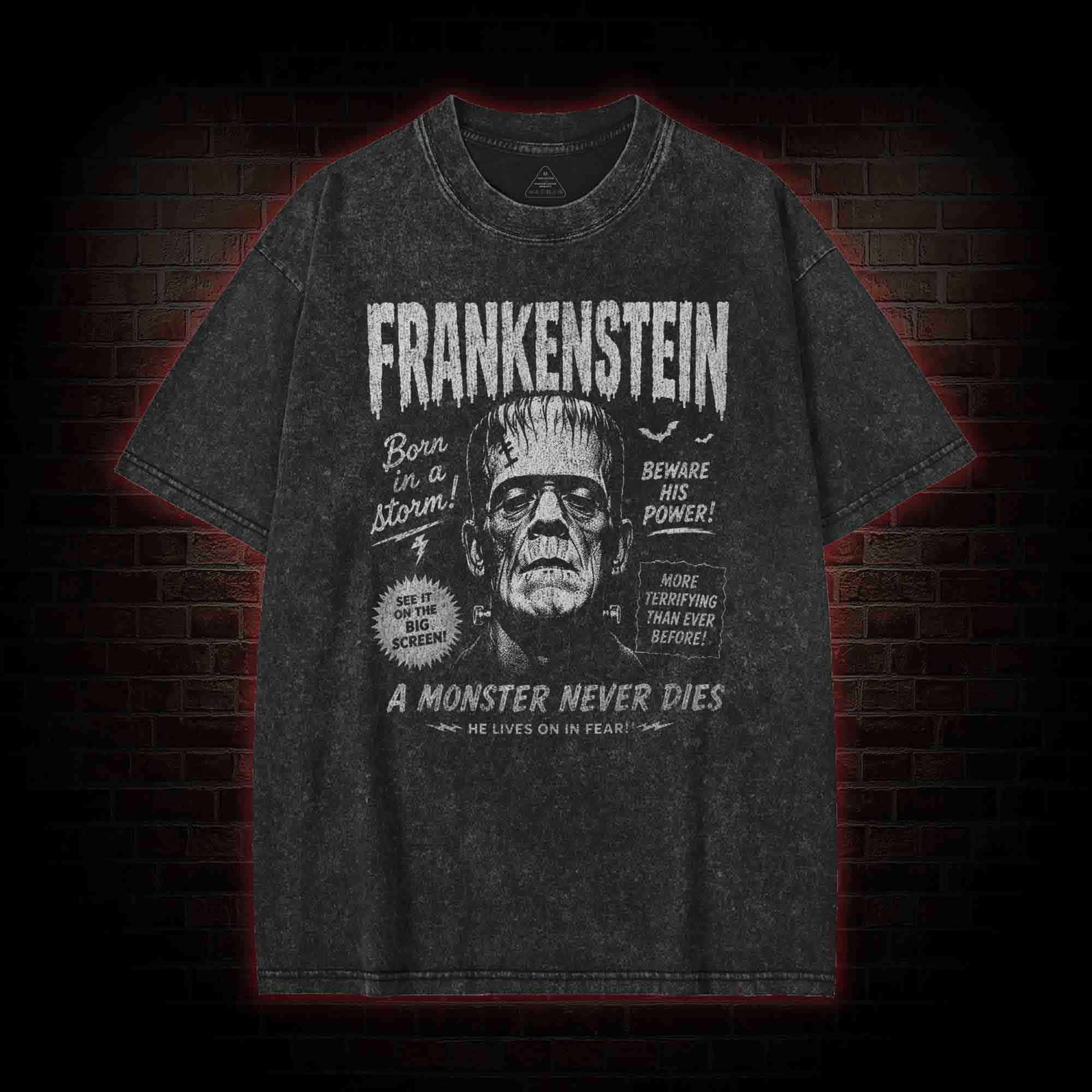 Born in a Storm Washed T-shirt