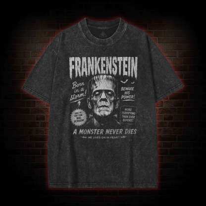 Born in a Storm Washed T-shirt