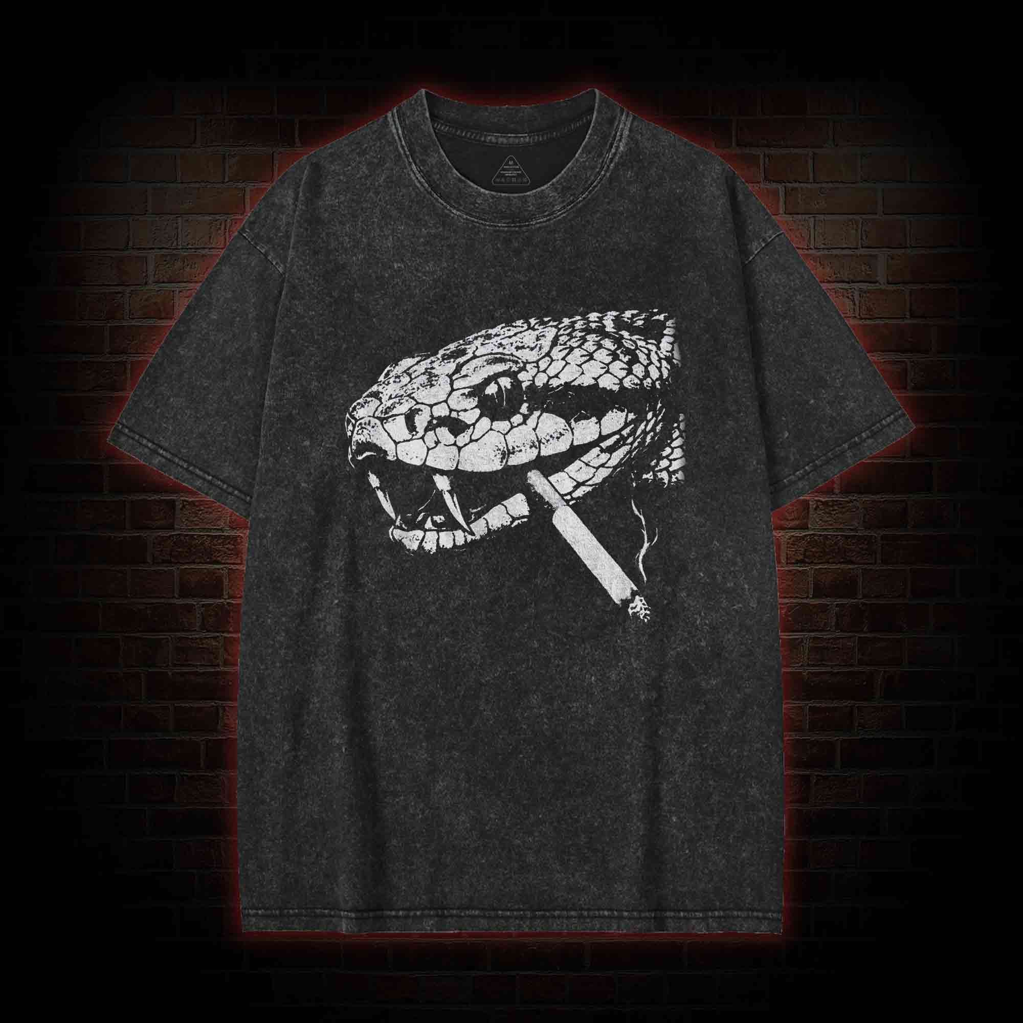 Snake Smoke Washed T-shirt
