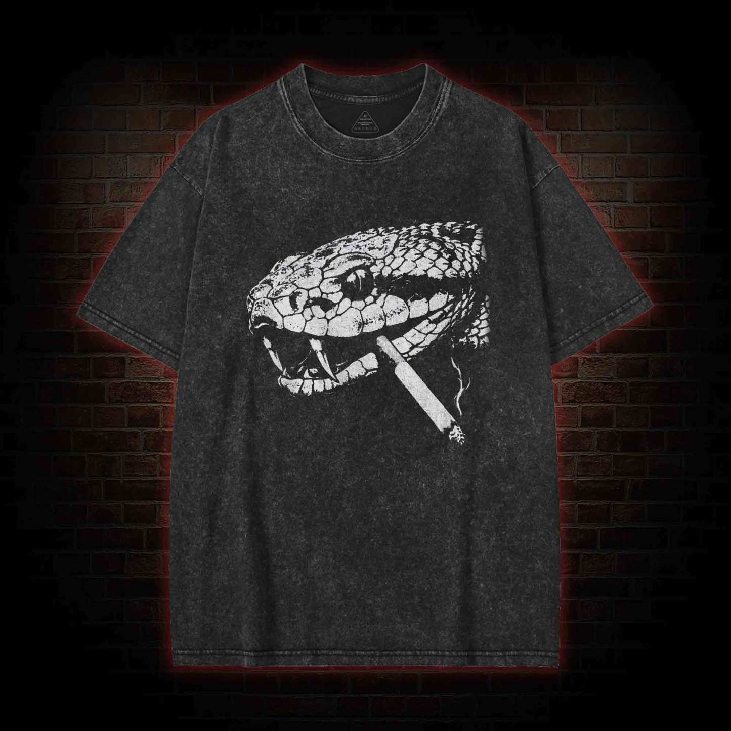 Snake Smoke Washed T-shirt